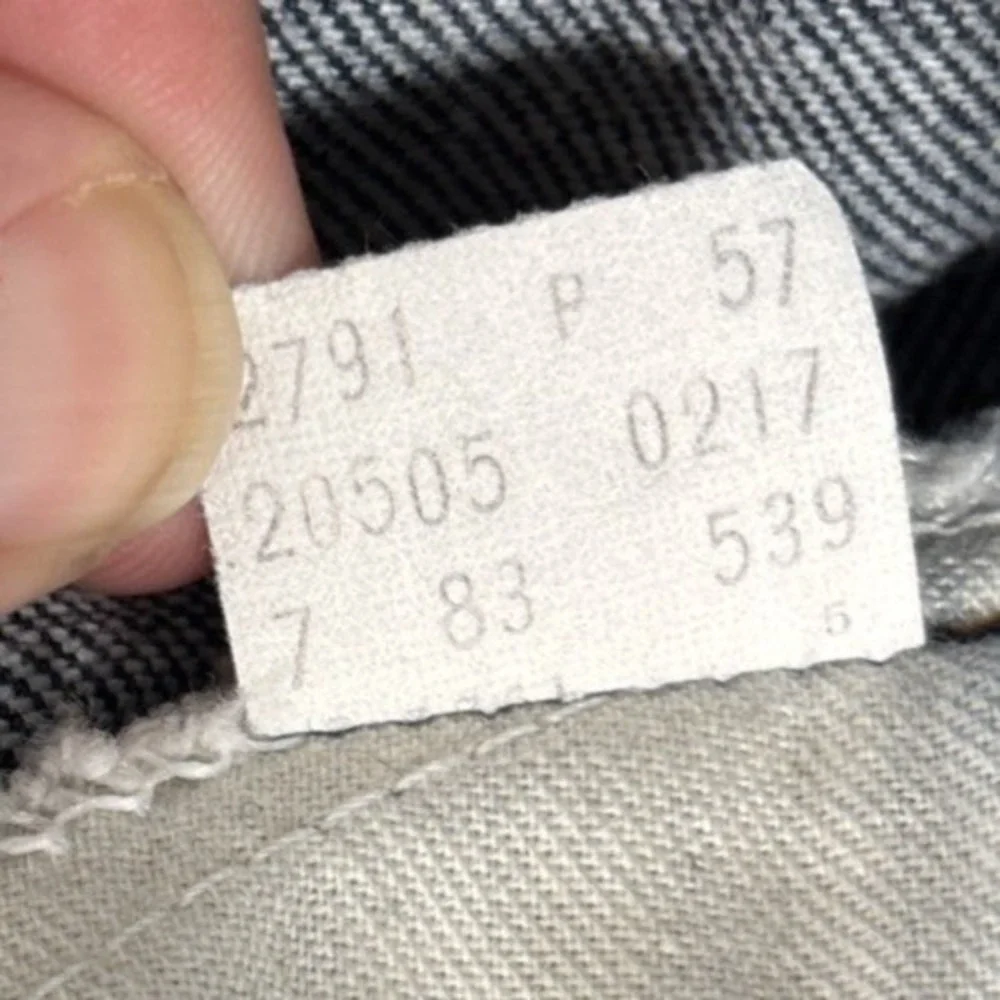 Vintage Levis 505 Orange Tab Jeans Mens Fit 38x33 Dark Wash Made in USA 1983 80s